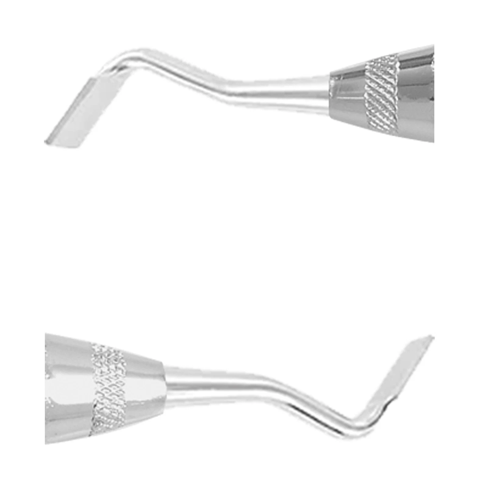 Dental Crown Spreader – Working Tip Detail for Crown Removal Close-up working tips of dental crown spreader crown remover
