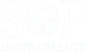 SOP Instruments dental instruments logo white version