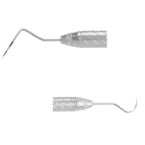 Explorer EXP 23/UNC12 dental probe tips close up view