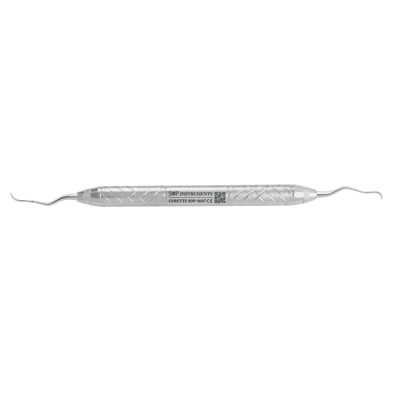 Gracey Curette 13/14 – Distal Posterior Instrument | Full View Gracey curette 13/14 periodontal instrument full view for distal posterior surfaces
