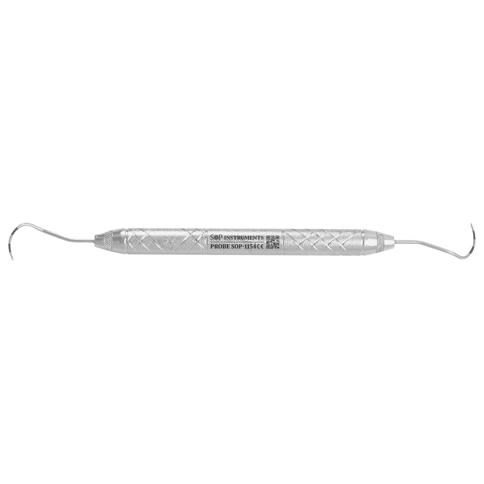 Nabers Probe 2 Furcation Dental Probe – Full View Nabers Probe 2 furcation dental probe full instrument view