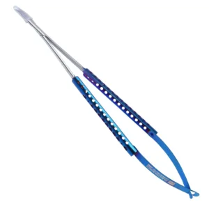 Curved Castroviejo micro scissors for dental surgical procedures