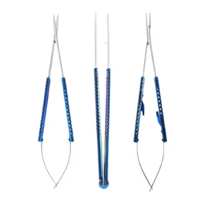 Titanium castroviejo micro surgery instrument kit for dental microsurgical procedures