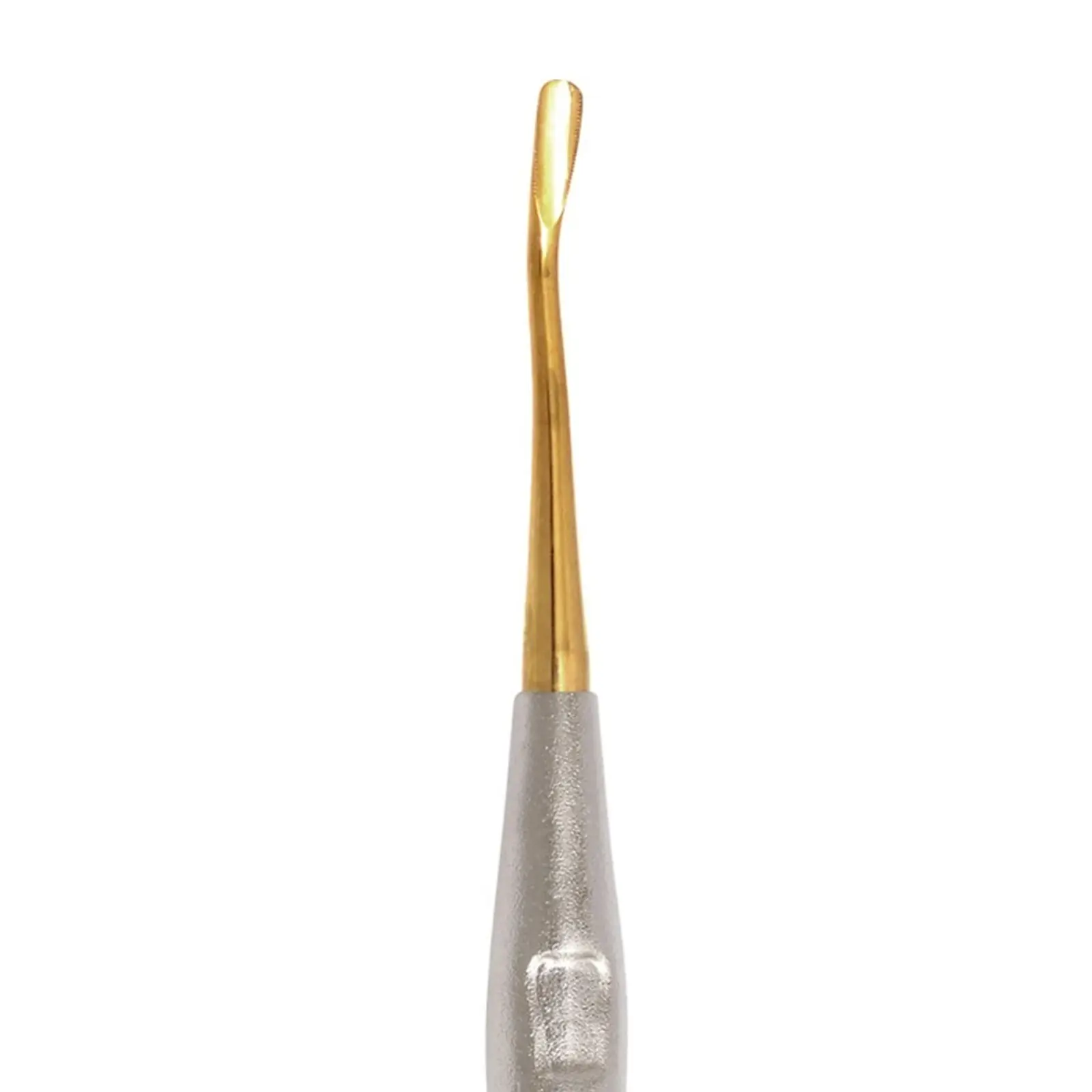PDL Lux-Tome Distal Large Titanium Periotome – Tip Detail Large distal angled titanium tip of PDL periotome
