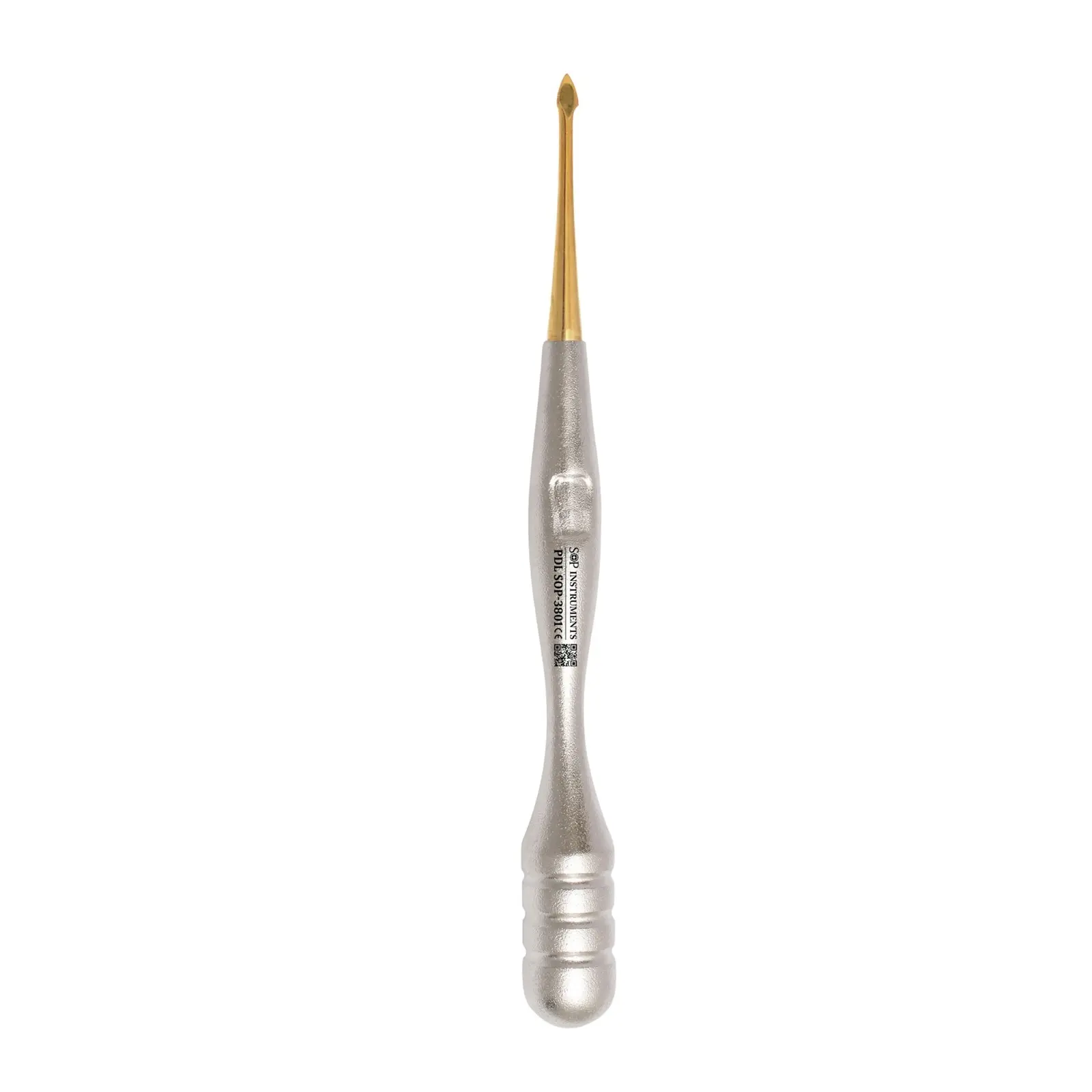 PDL Lux-Tome Spade Titanium Periotome – Full View PDL luxating elevator lux-tome spade titanium dental instrument full view