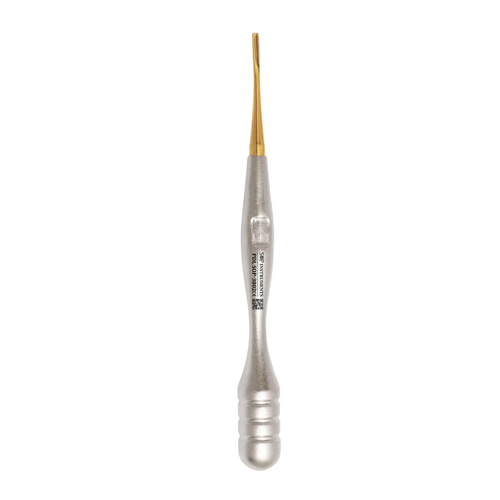PDL Lux-Tome Straight Titanium Periotome – Full View Straight PDL luxating elevator lux-tome titanium dental instrument full view